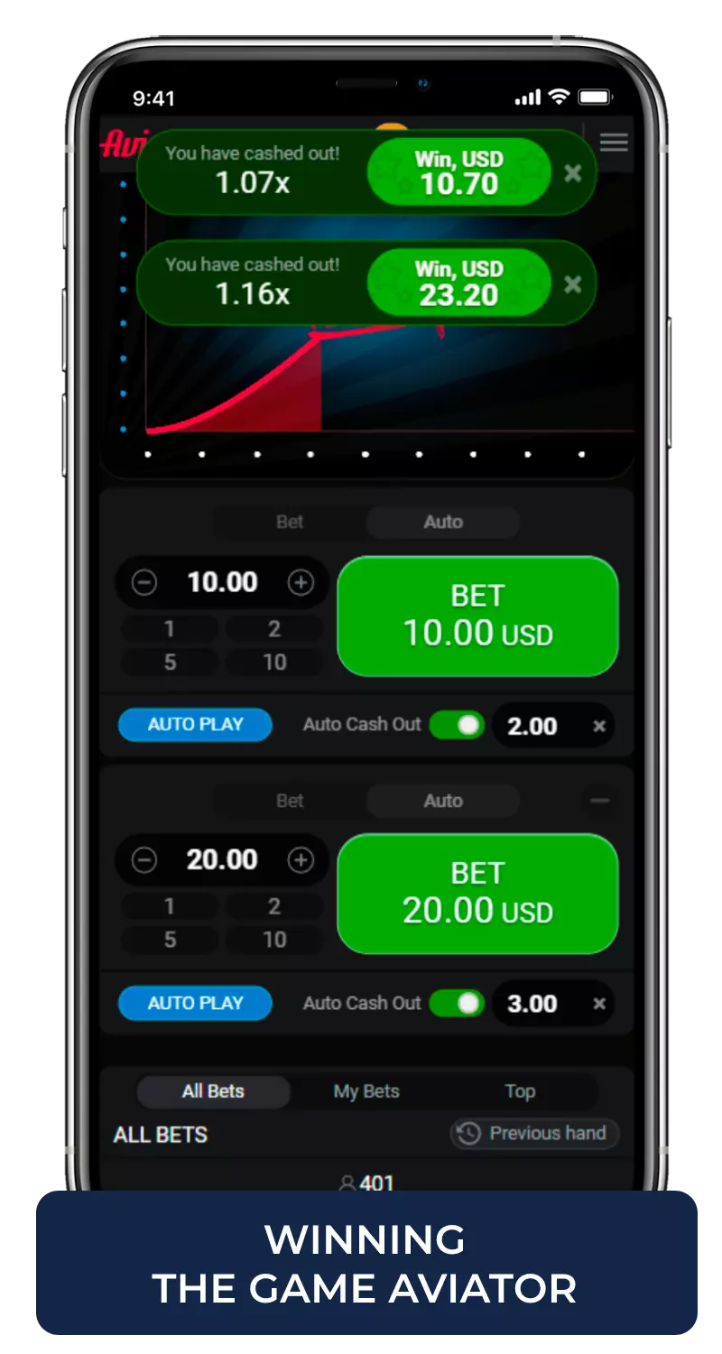 winning the game aviator